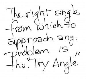 right angle saying