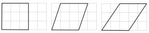 The area of a parallelogram is invariant with respect to the length of the base and height.